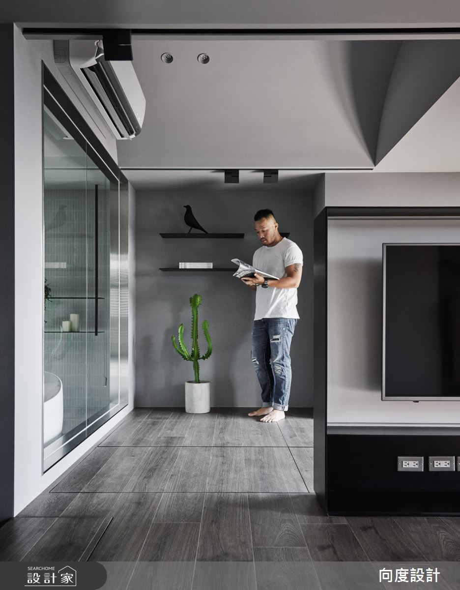 14坪新成屋(5年以下)＿現代風客廳案例圖片＿向度設計＿向度_頭層之間之17