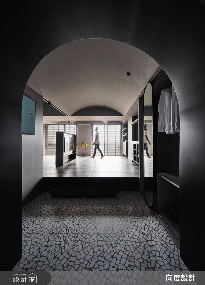 14坪新成屋(5年以下)＿現代風玄關案例圖片＿向度設計＿向度_頭層之間之4