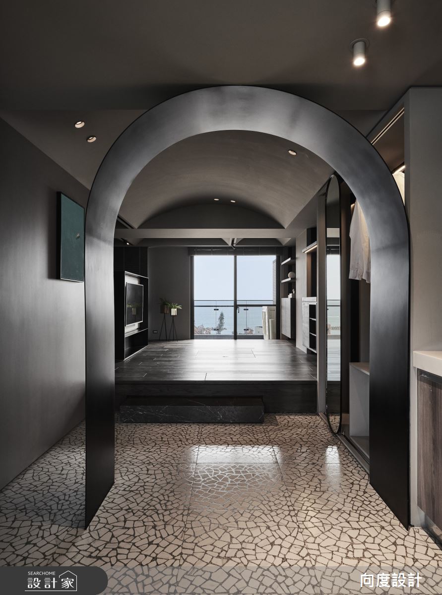 14坪新成屋(5年以下)＿現代風玄關案例圖片＿向度設計＿向度_頭層之間之5