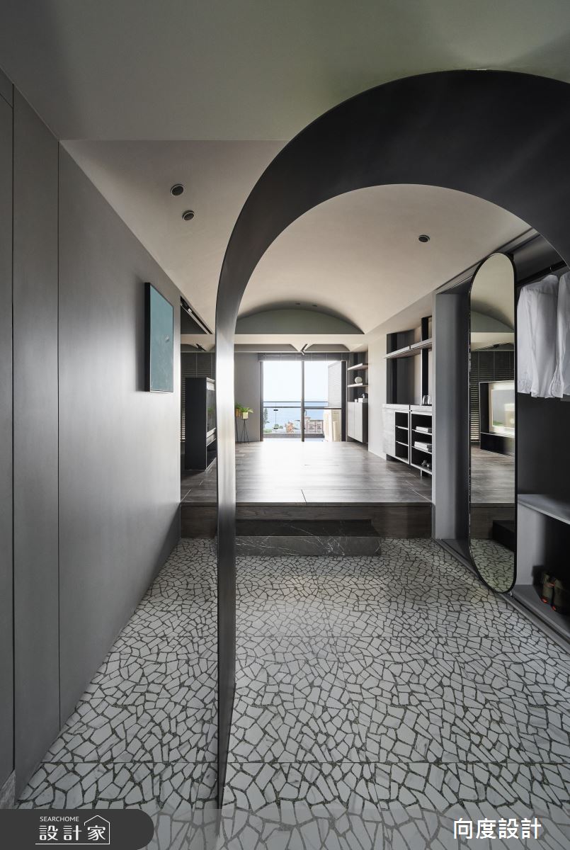 14坪新成屋(5年以下)＿現代風玄關案例圖片＿向度設計＿向度_頭層之間之7