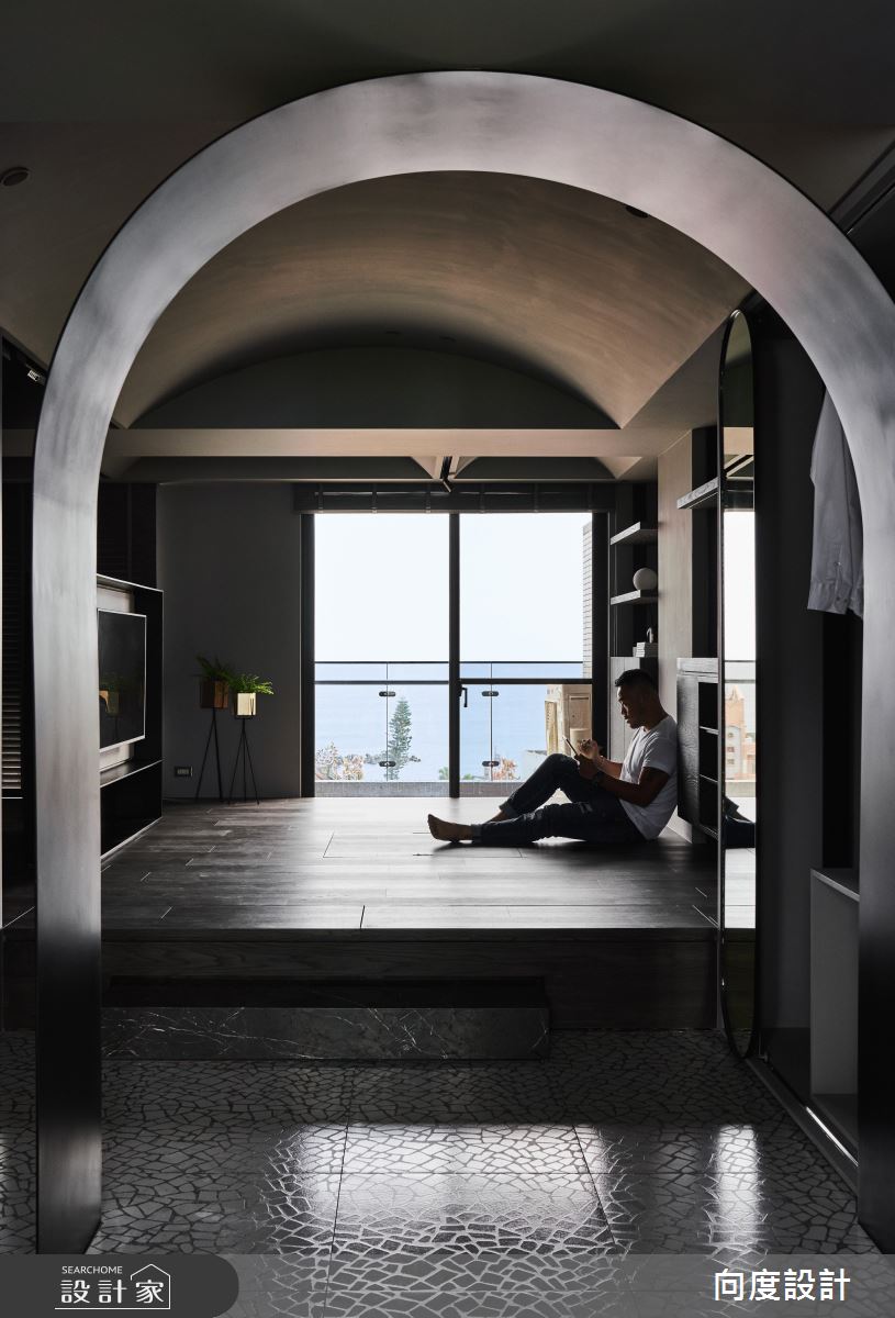 14坪新成屋(5年以下)＿現代風玄關案例圖片＿向度設計＿向度_頭層之間之6