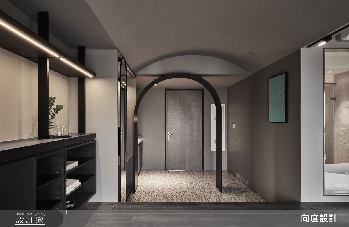14坪新成屋(5年以下)＿現代風玄關案例圖片＿向度設計＿向度_頭層之間之1