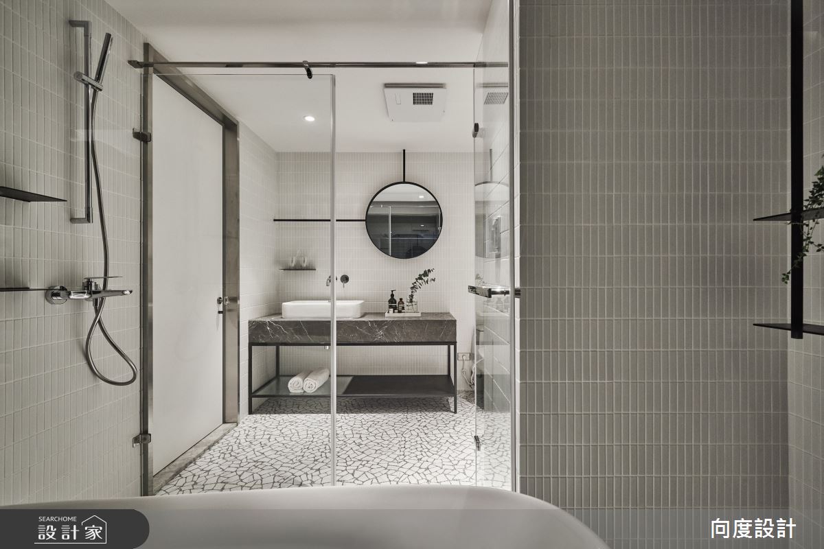 14坪新成屋(5年以下)＿現代風浴室案例圖片＿向度設計＿向度_頭層之間之27