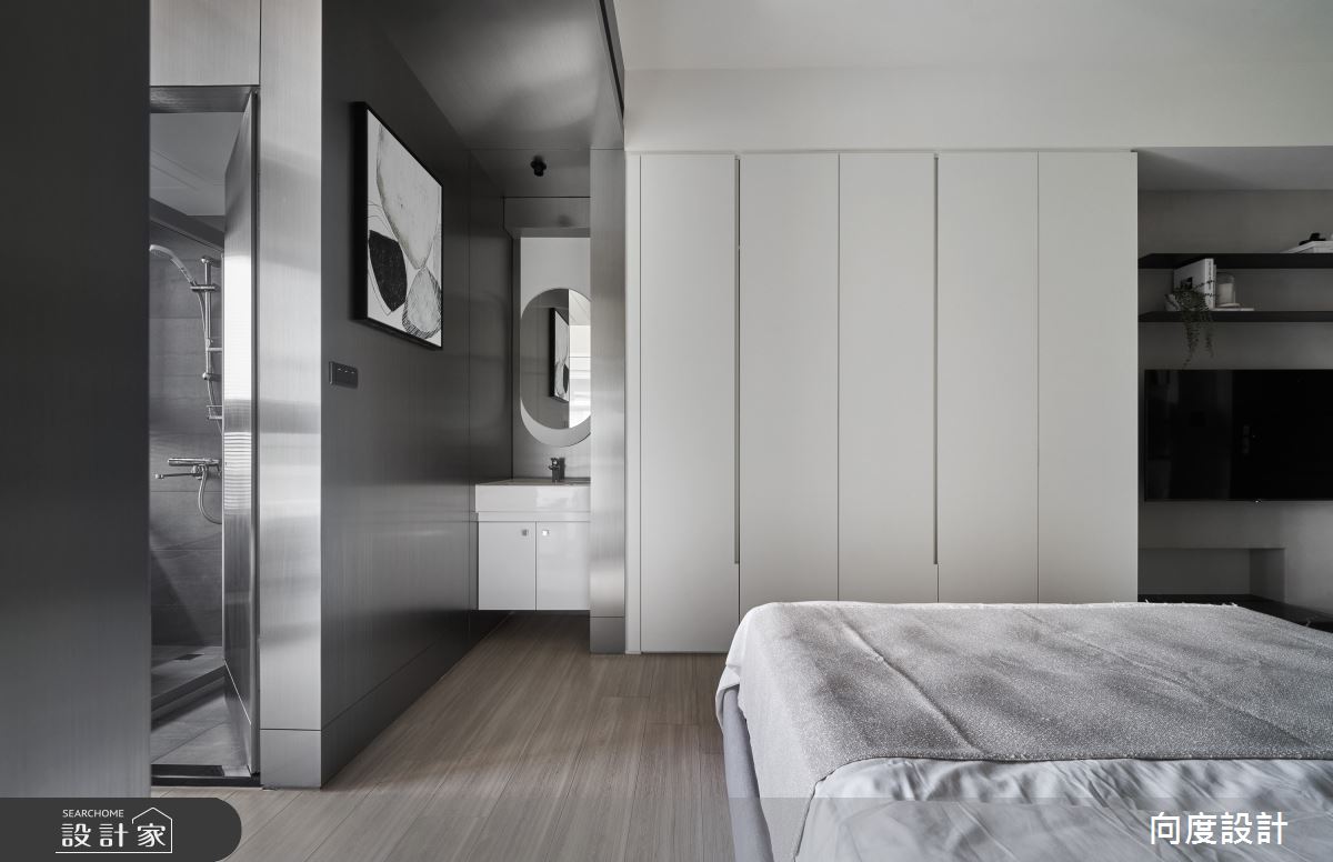 7坪新成屋(5年以下)＿現代風臥室案例圖片＿向度設計＿向度_徐徐生活，慢慢走之4