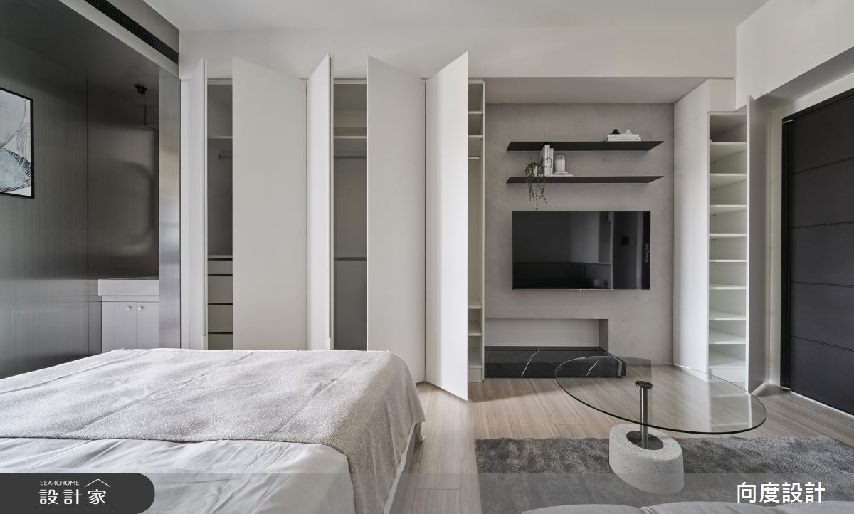 7坪新成屋(5年以下)＿現代風臥室案例圖片＿向度設計＿向度_徐徐生活，慢慢走之2