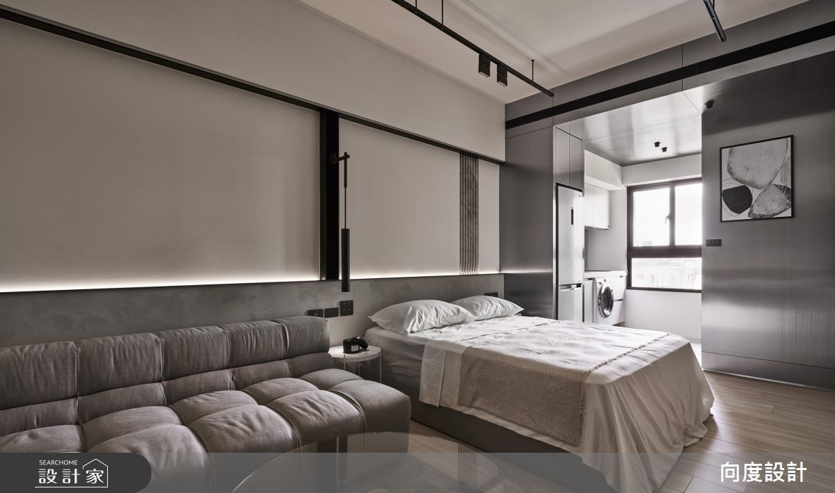 7坪新成屋(5年以下)＿現代風臥室案例圖片＿向度設計＿向度_徐徐生活，慢慢走之7
