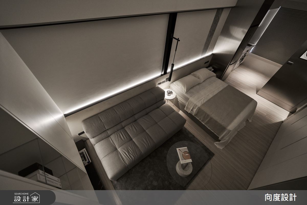 7坪新成屋(5年以下)＿現代風臥室案例圖片＿向度設計＿向度_徐徐生活，慢慢走之15
