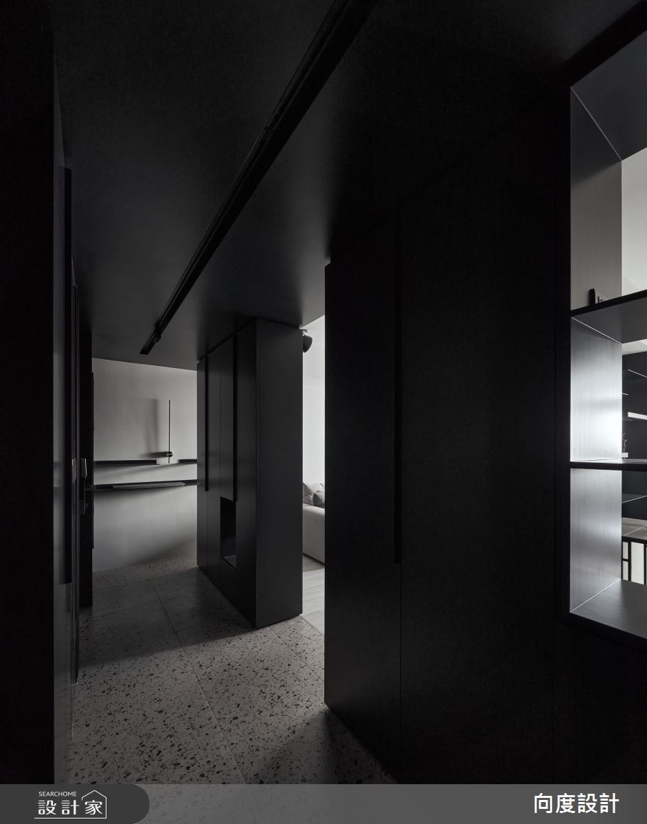 24坪新成屋(5年以下)＿現代風玄關案例圖片＿向度設計＿向度_洄流之1