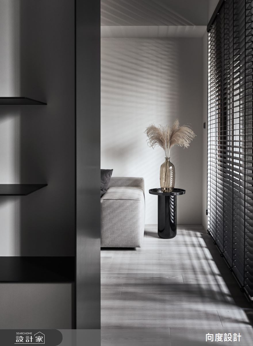 24坪新成屋(5年以下)＿現代風客廳案例圖片＿向度設計＿向度_洄流之10