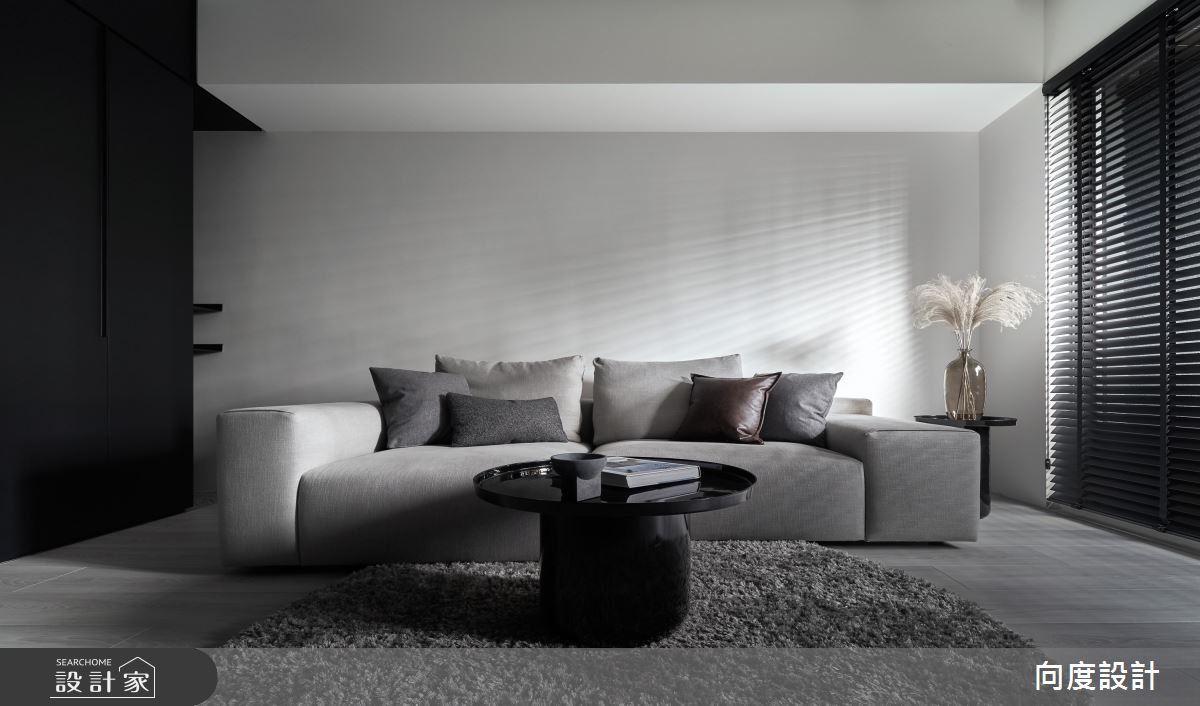 24坪新成屋(5年以下)＿現代風客廳案例圖片＿向度設計＿向度_洄流之8
