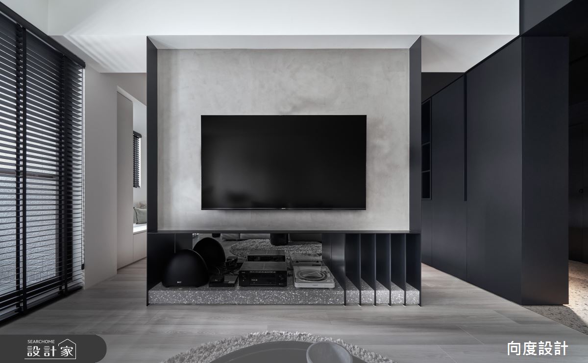 24坪新成屋(5年以下)＿現代風客廳案例圖片＿向度設計＿向度_洄流之7