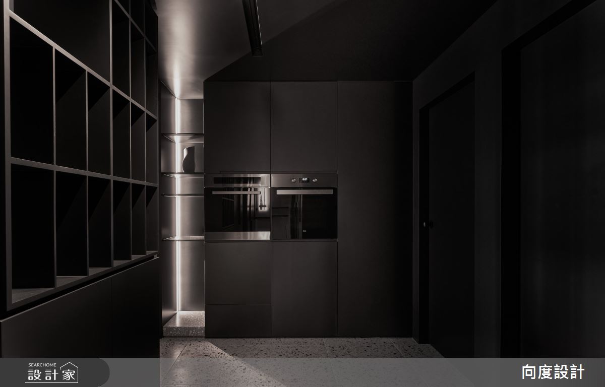 24坪新成屋(5年以下)＿現代風廚房走廊案例圖片＿向度設計＿向度_洄流之12