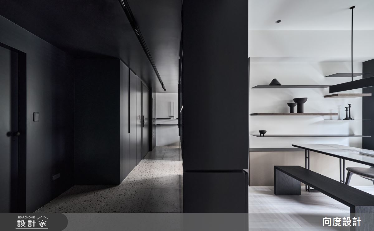 24坪新成屋(5年以下)＿現代風餐廳走廊案例圖片＿向度設計＿向度_洄流之15