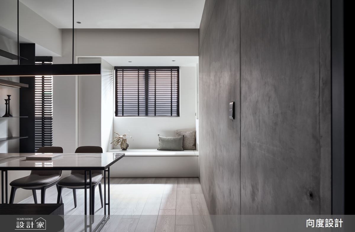 24坪新成屋(5年以下)＿現代風餐廳臥榻案例圖片＿向度設計＿向度_洄流之20