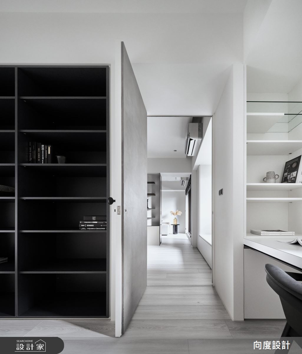 24坪新成屋(5年以下)＿現代風走廊多功能室案例圖片＿向度設計＿向度_洄流之27