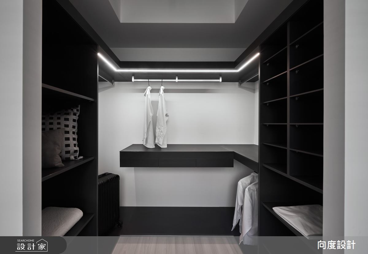 24坪新成屋(5年以下)＿現代風更衣間案例圖片＿向度設計＿向度_洄流之29