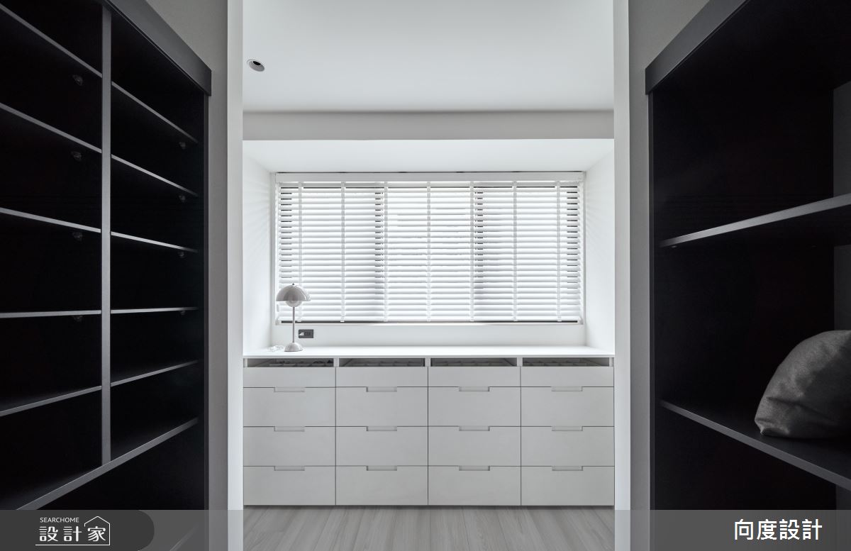 24坪新成屋(5年以下)＿現代風更衣間案例圖片＿向度設計＿向度_洄流之30