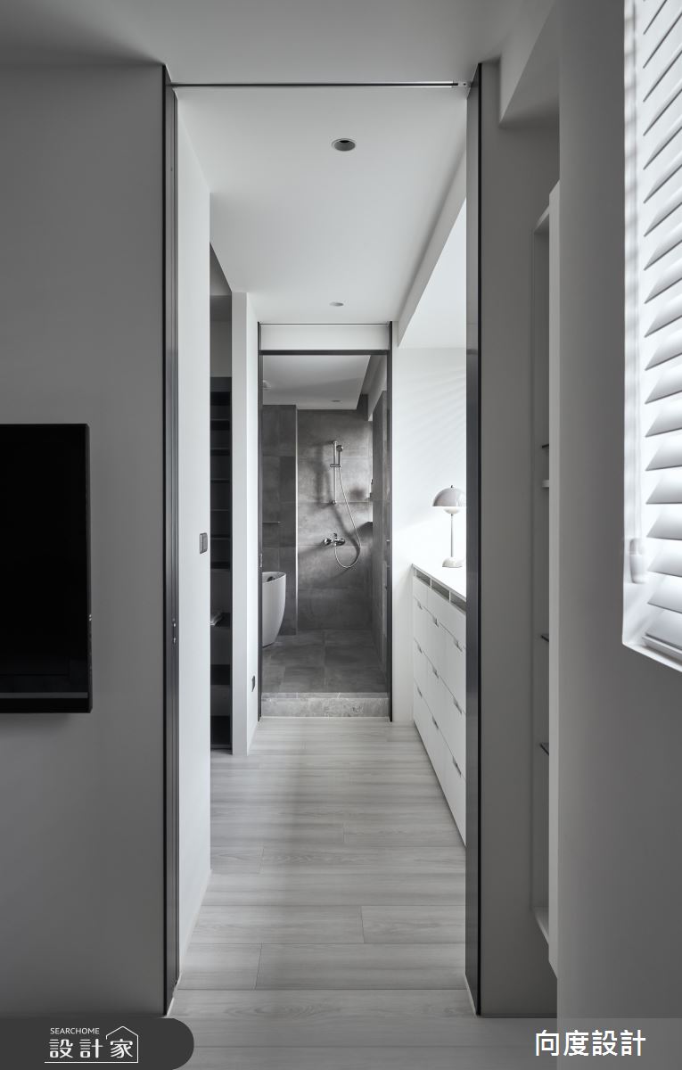 24坪新成屋(5年以下)＿現代風走廊案例圖片＿向度設計＿向度_洄流之31