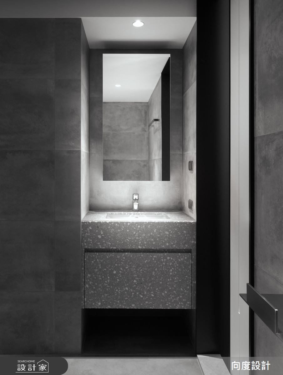 24坪新成屋(5年以下)＿現代風浴室案例圖片＿向度設計＿向度_洄流之35