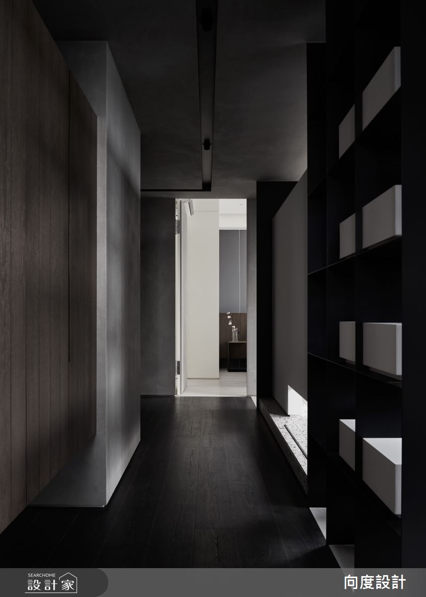 20坪新成屋(5年以下)＿現代風玄關案例圖片＿向度設計＿向度_侘寂生活之5