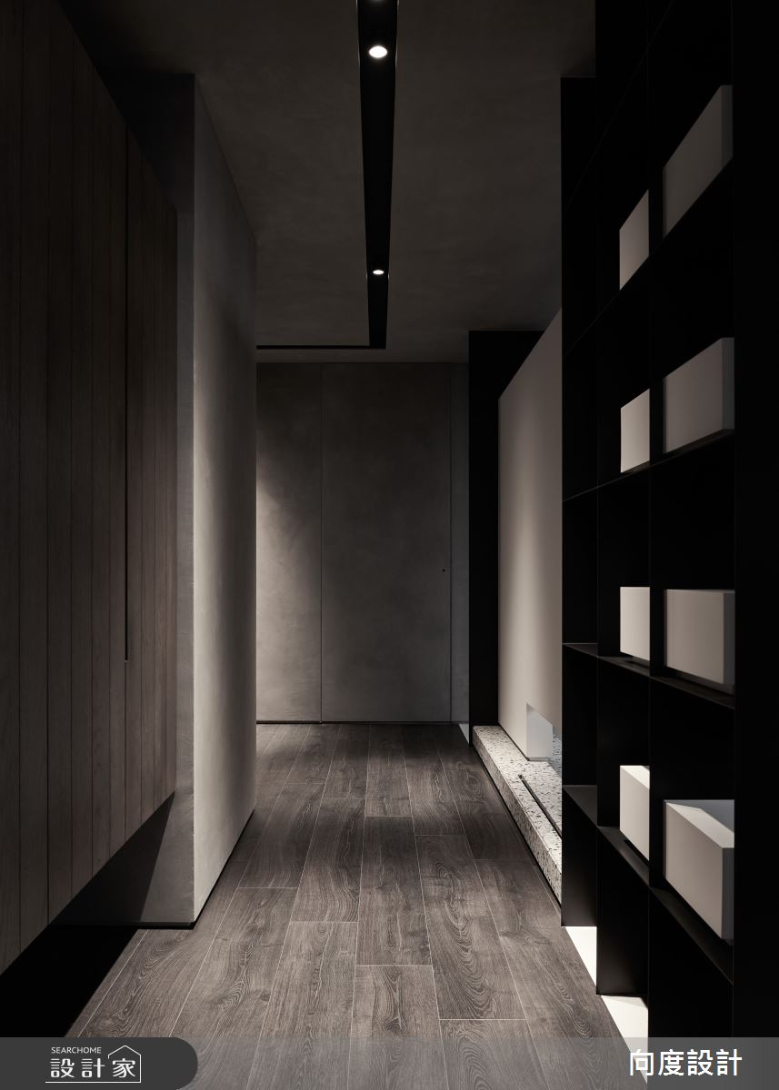 20坪新成屋(5年以下)＿現代風玄關案例圖片＿向度設計＿向度_侘寂生活之3