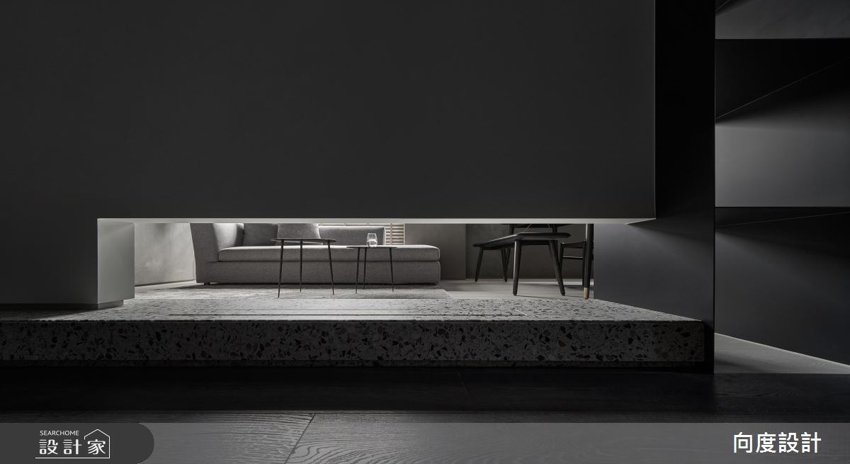 20坪新成屋(5年以下)＿現代風玄關客廳案例圖片＿向度設計＿向度_侘寂生活之7