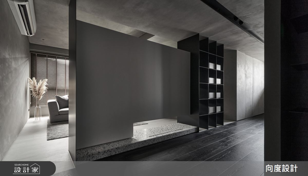 20坪新成屋(5年以下)＿現代風玄關客廳案例圖片＿向度設計＿向度_侘寂生活之8