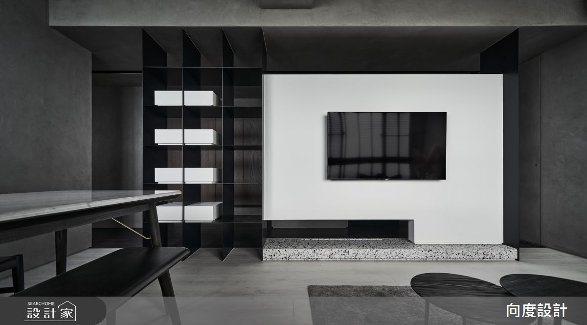 20坪新成屋(5年以下)＿現代風客廳案例圖片＿向度設計＿向度_侘寂生活之10