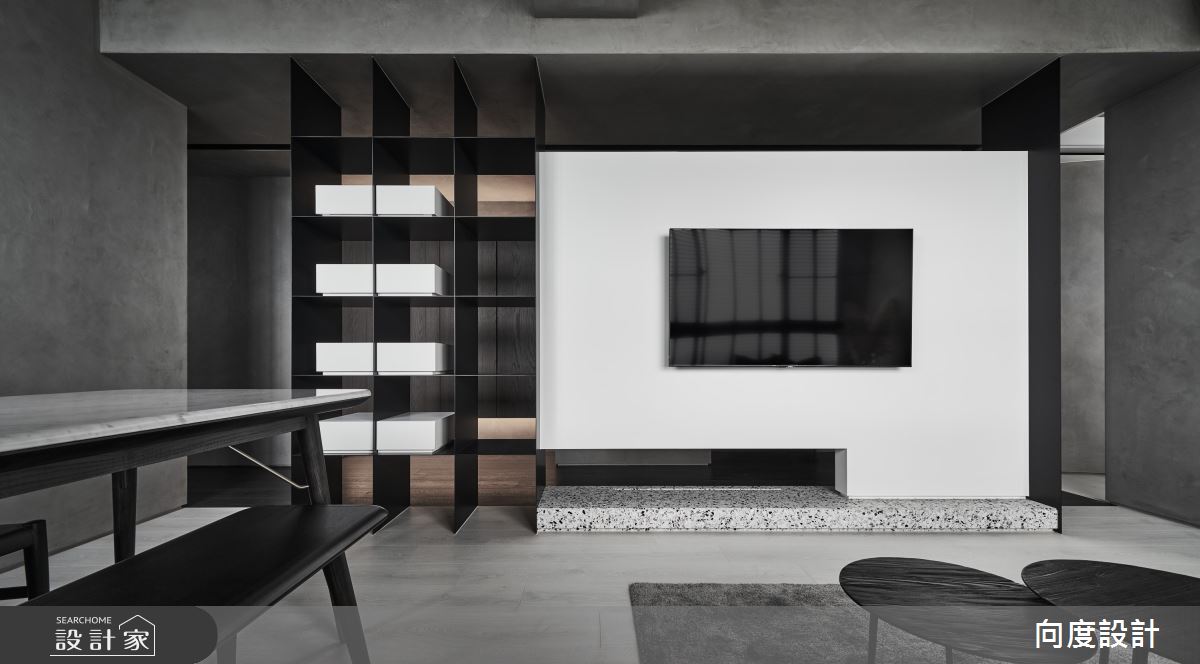 20坪新成屋(5年以下)＿現代風客廳案例圖片＿向度設計＿向度_侘寂生活之11