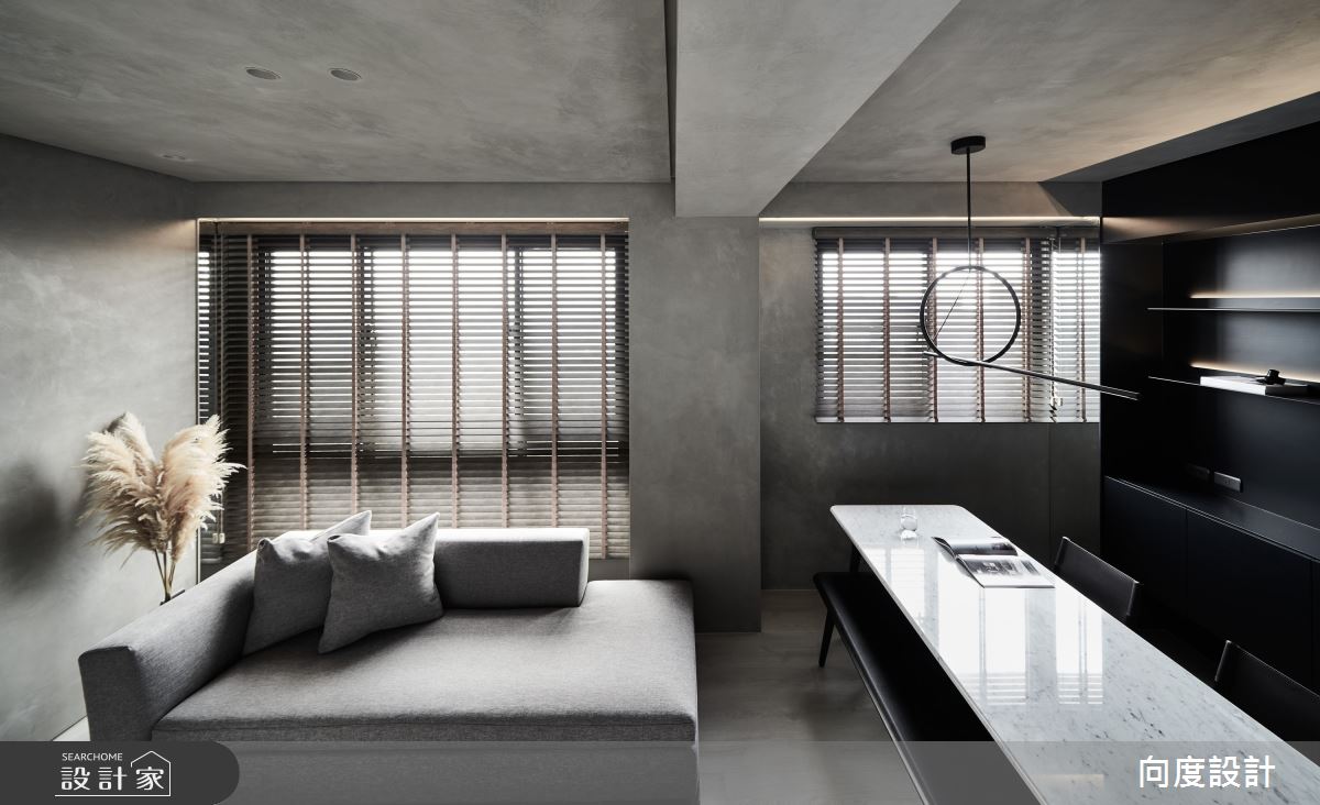 20坪新成屋(5年以下)＿現代風客廳餐廳案例圖片＿向度設計＿向度_侘寂生活之13