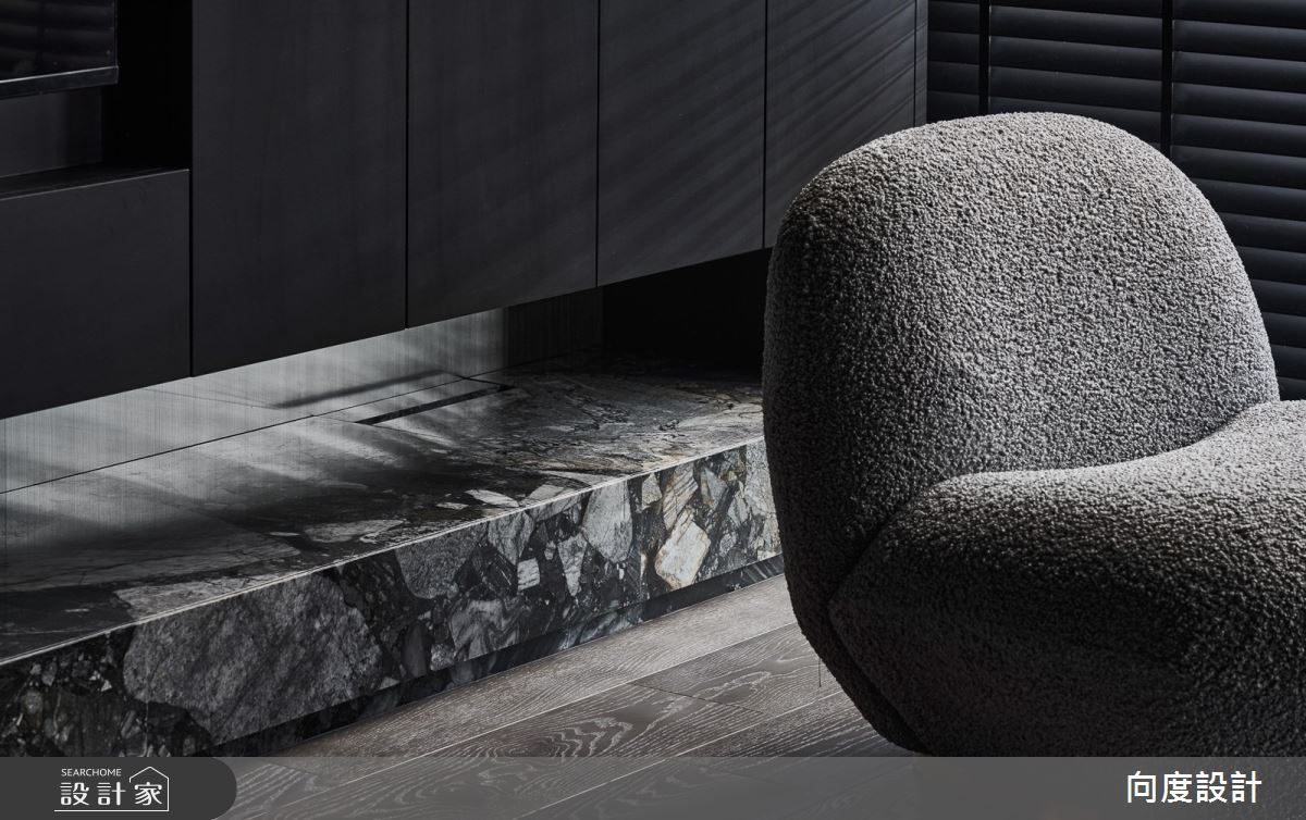 40坪新成屋(5年以下)＿現代風客廳案例圖片＿向度設計＿向度_光與暗之23