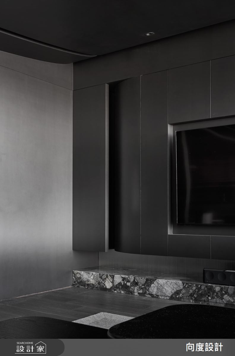 40坪新成屋(5年以下)＿現代風客廳案例圖片＿向度設計＿向度_光與暗之21