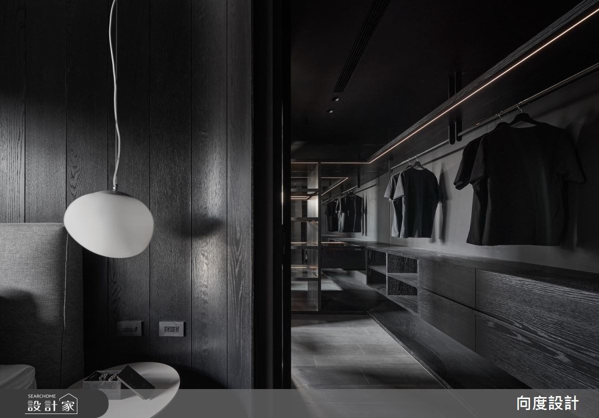 40坪新成屋(5年以下)＿現代風更衣間案例圖片＿向度設計＿向度_光與暗之37