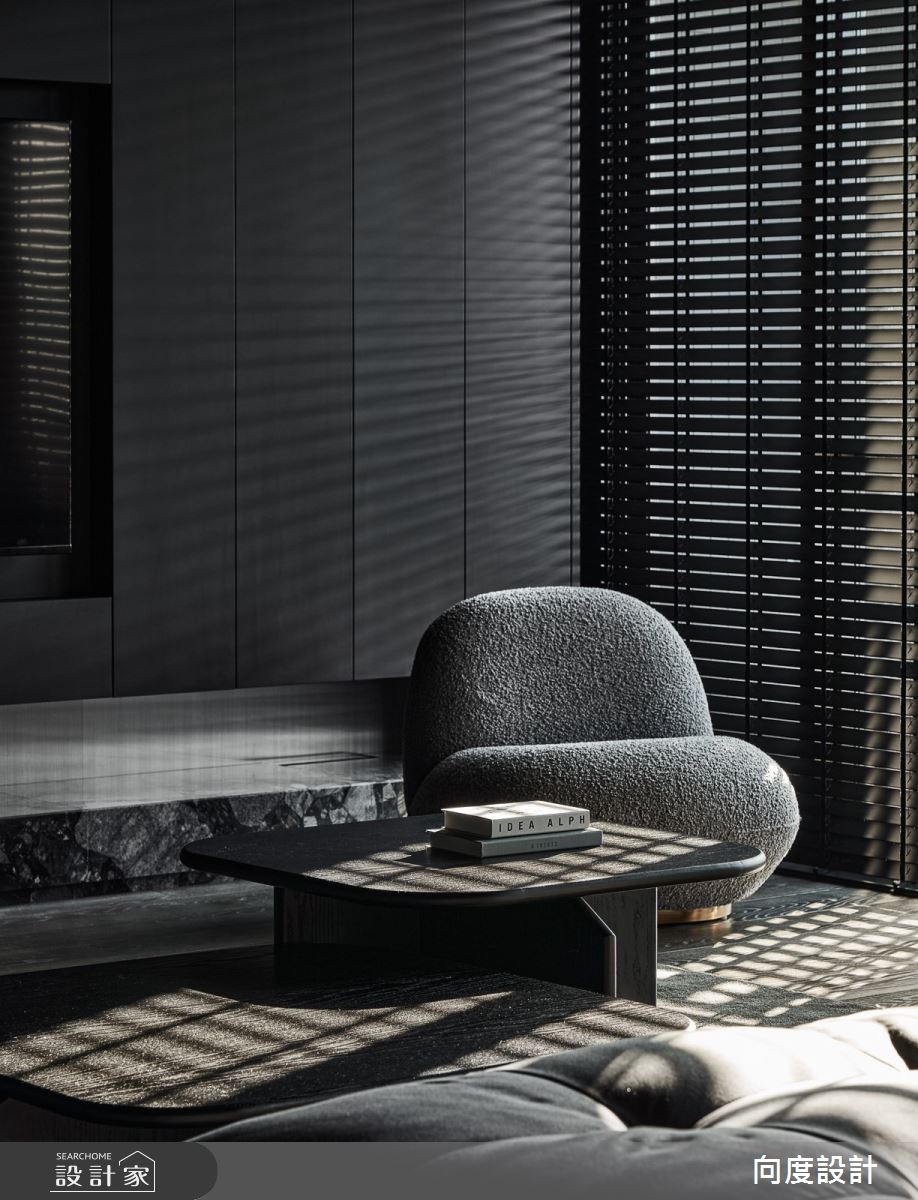 40坪新成屋(5年以下)＿現代風客廳案例圖片＿向度設計＿向度_光與暗之22