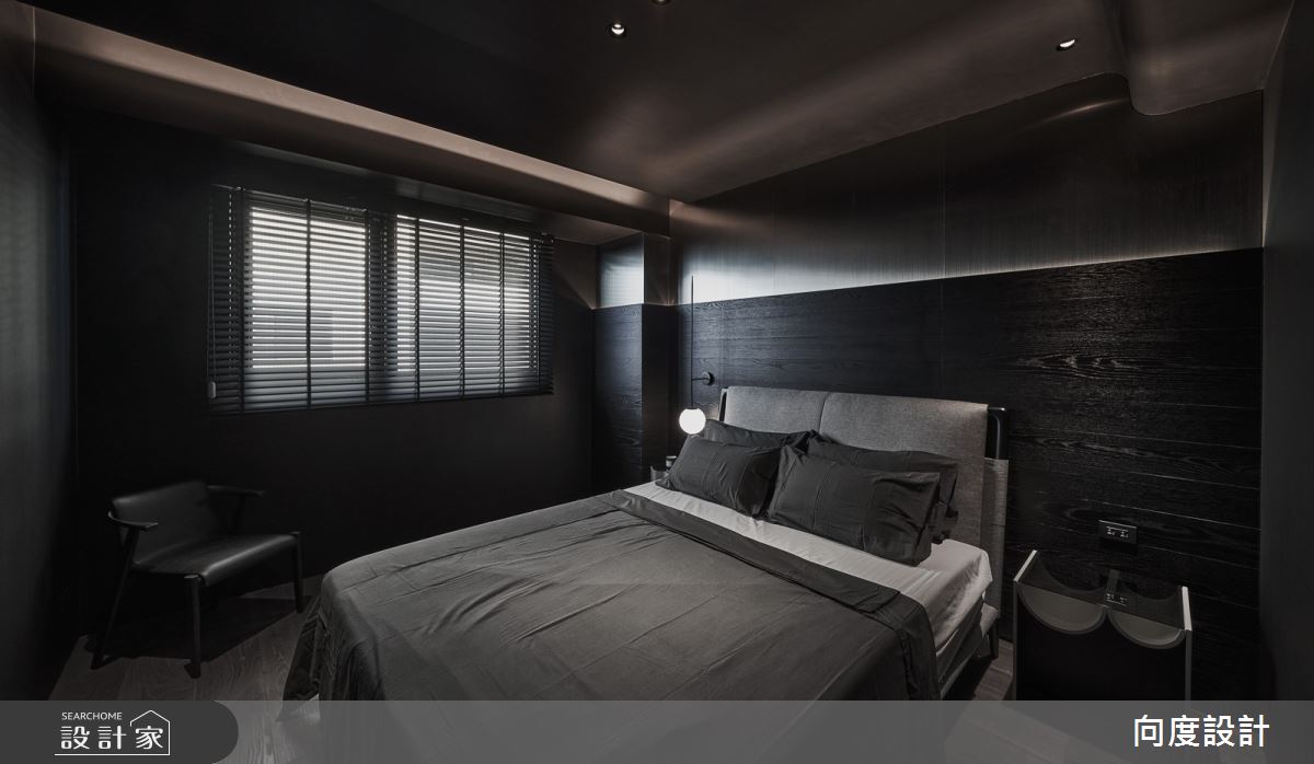 40坪新成屋(5年以下)＿現代風臥室案例圖片＿向度設計＿向度_光與暗之31