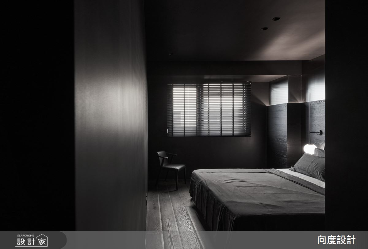 40坪新成屋(5年以下)＿現代風臥室案例圖片＿向度設計＿向度_光與暗之30