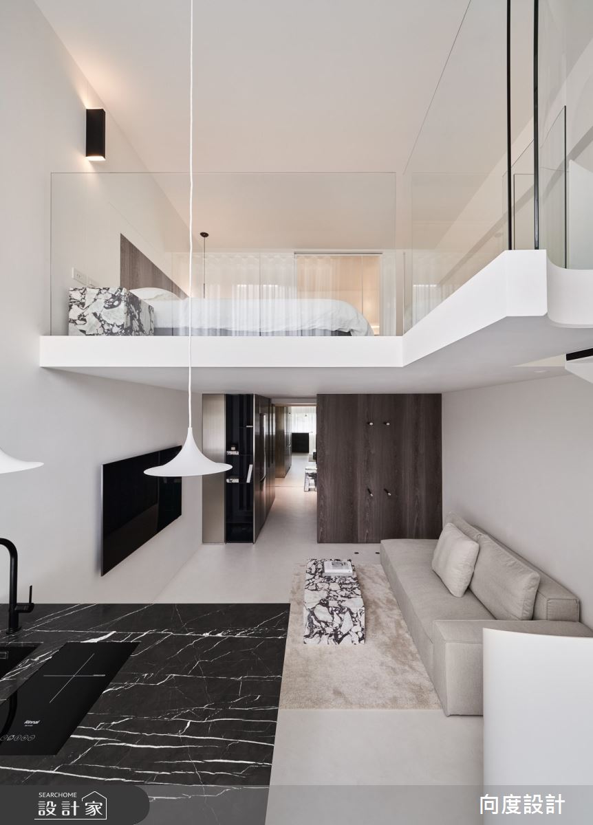 14坪老屋(16~30年)＿現代風客廳餐廳案例圖片＿向度設計＿向度_家．藝廊之16