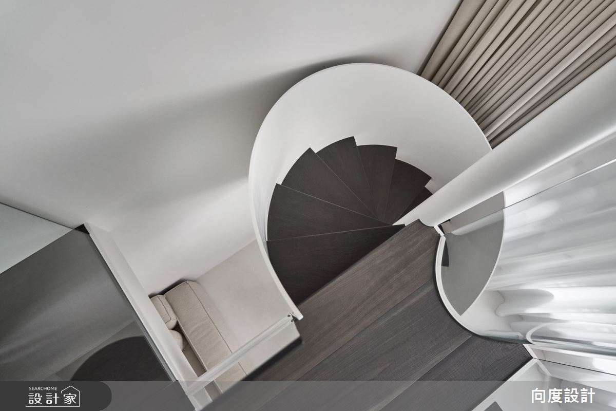 14坪老屋(16~30年)＿現代風樓梯案例圖片＿向度設計＿向度_家．藝廊之28