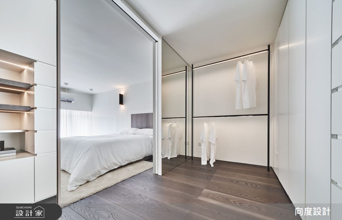 14坪老屋(16~30年)＿現代風臥室更衣間案例圖片＿向度設計＿向度_家．藝廊之42