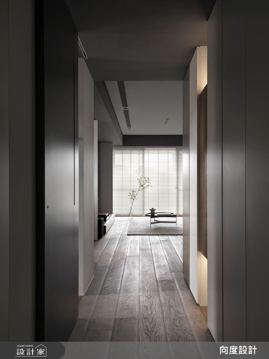 中古屋(5~15年)＿現代風玄關案例圖片＿向度設計＿向度_灰色空間之4
