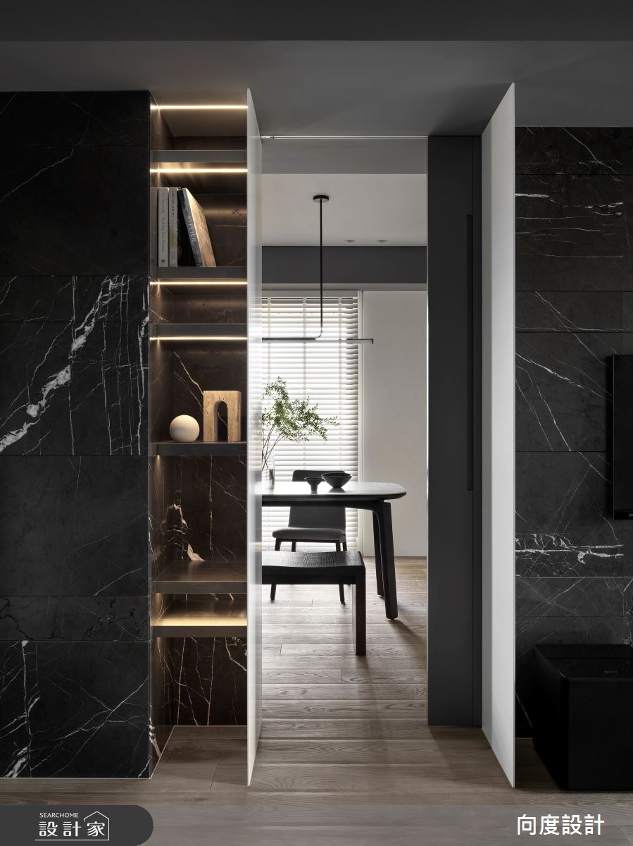 中古屋(5~15年)＿現代風餐廳案例圖片＿向度設計＿向度_灰色空間之7