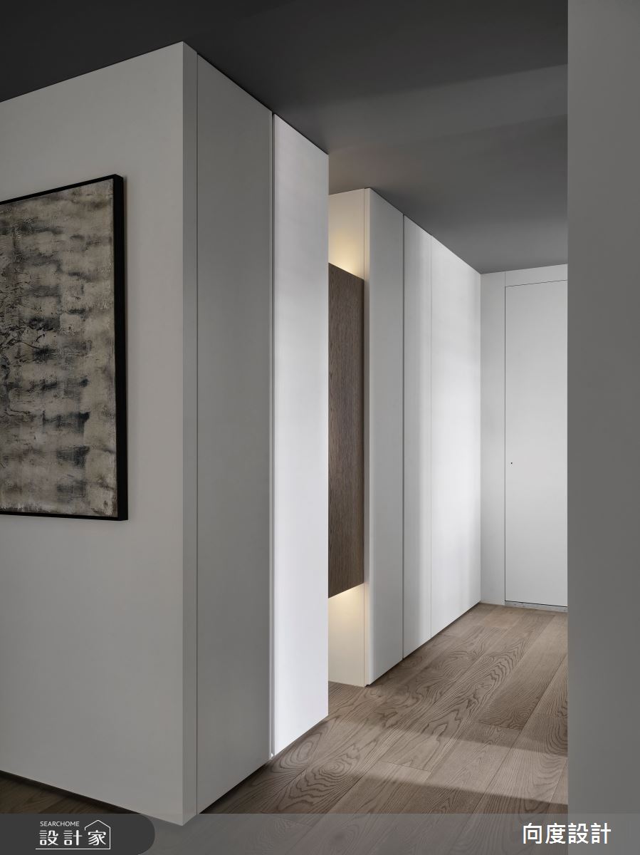 中古屋(5~15年)＿現代風走廊案例圖片＿向度設計＿向度_灰色空間之11