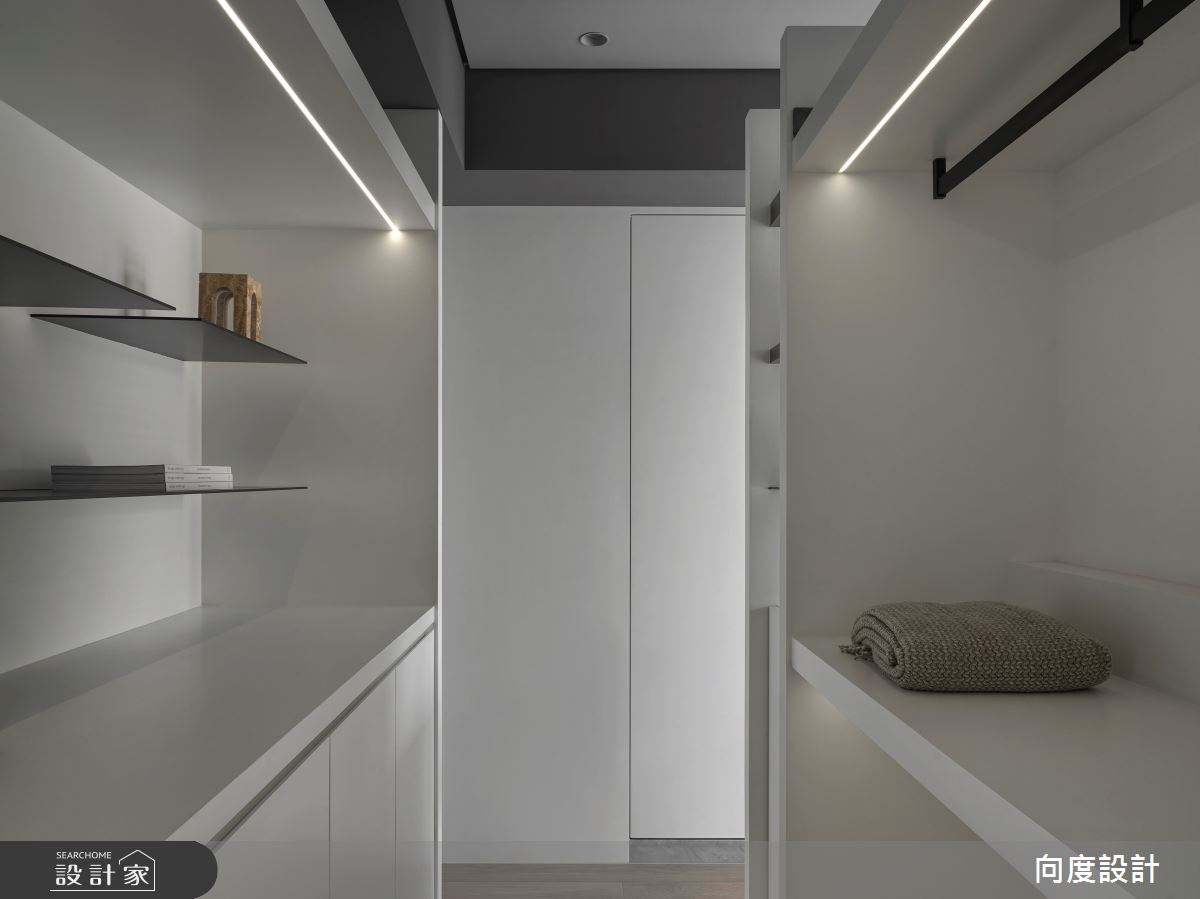 中古屋(5~15年)＿現代風更衣間案例圖片＿向度設計＿向度_灰色空間之19