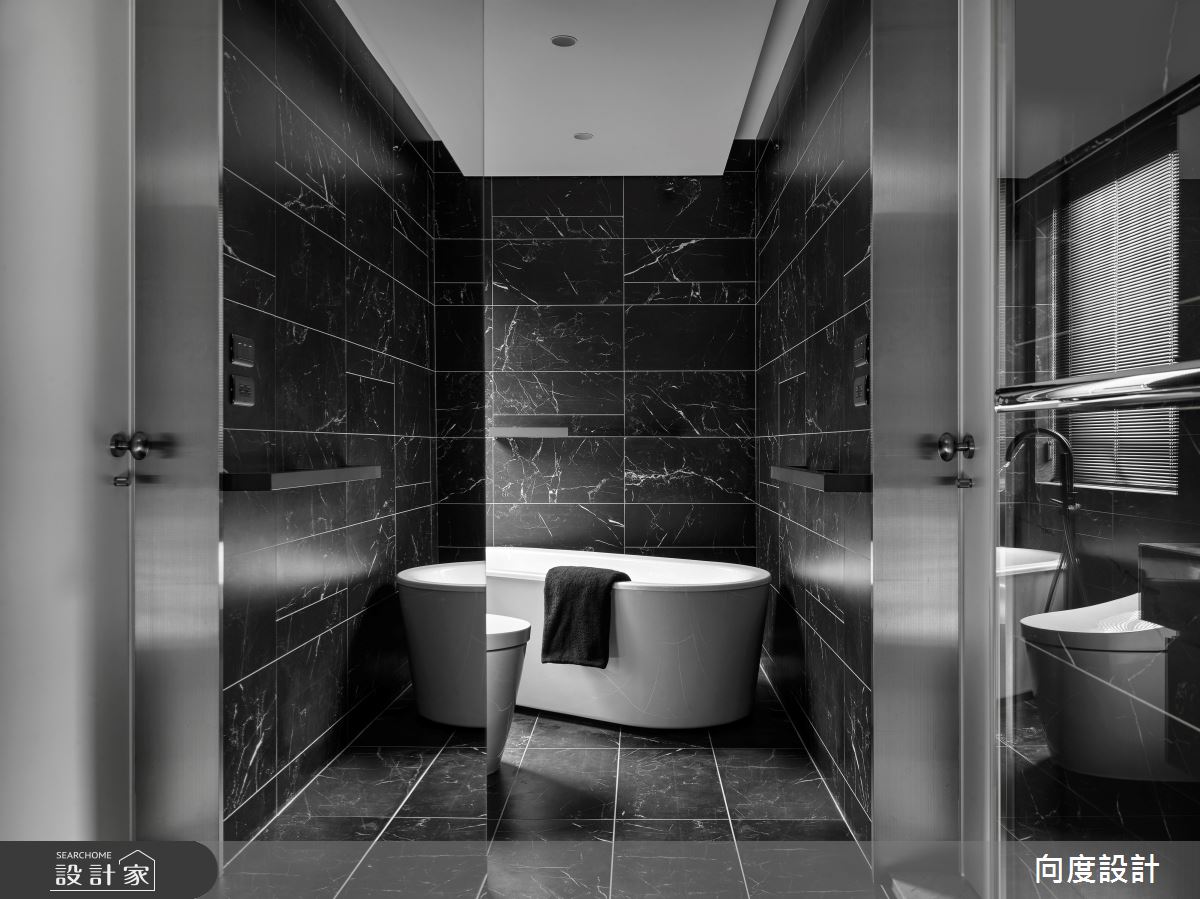 中古屋(5~15年)＿現代風浴室案例圖片＿向度設計＿向度_灰色空間之24