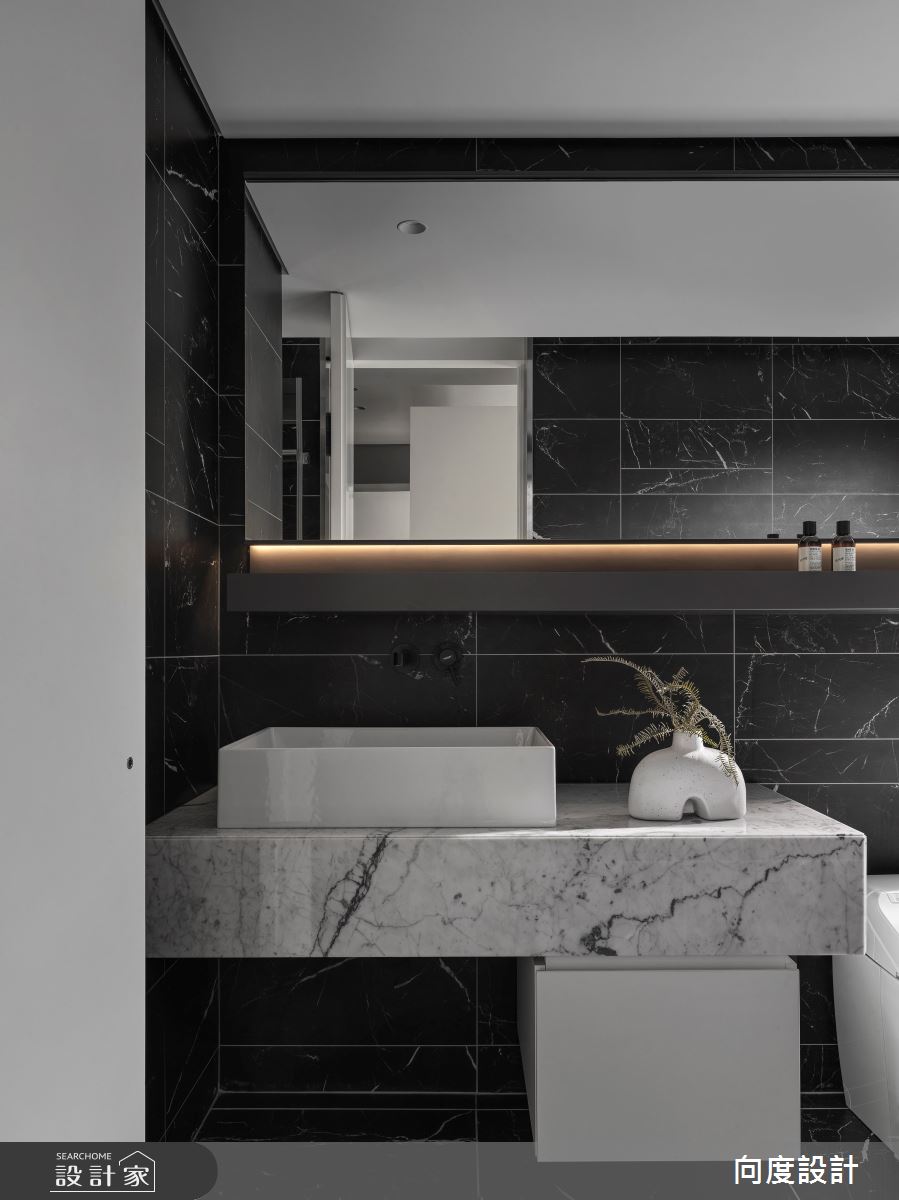 中古屋(5~15年)＿現代風浴室案例圖片＿向度設計＿向度_灰色空間之21