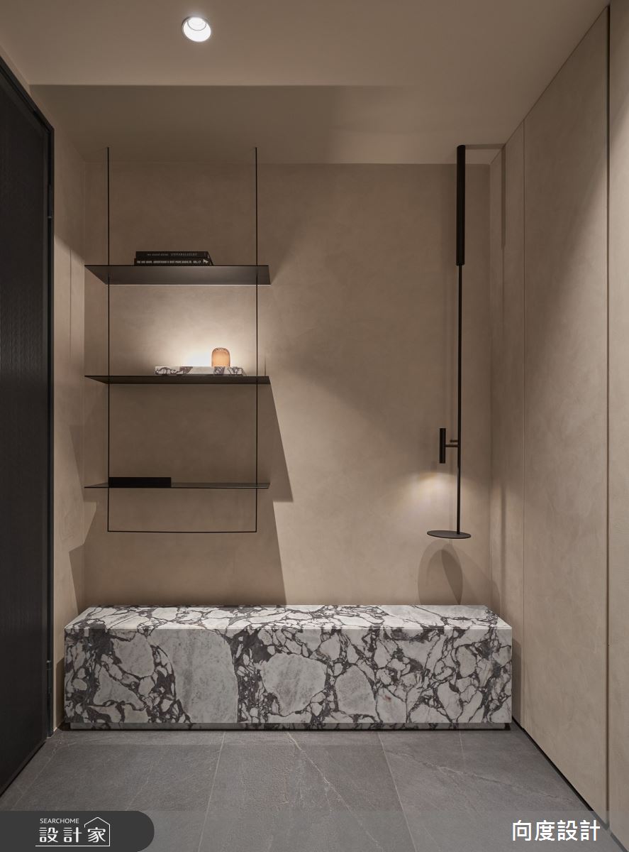 40坪毛胚屋＿現代風玄關案例圖片＿向度設計＿向度_被大地擁抱之1
