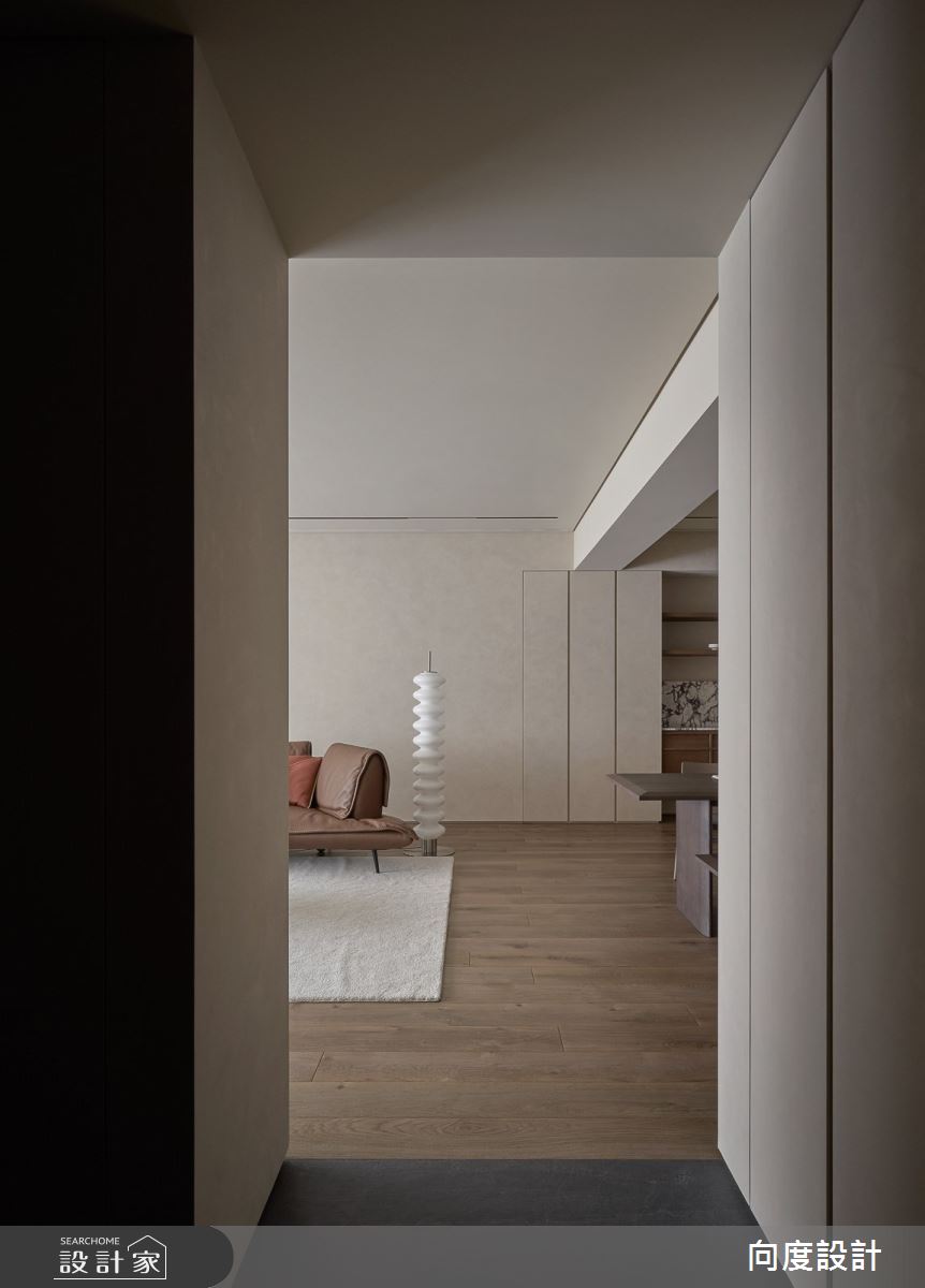 40坪毛胚屋＿現代風玄關案例圖片＿向度設計＿向度_被大地擁抱之2