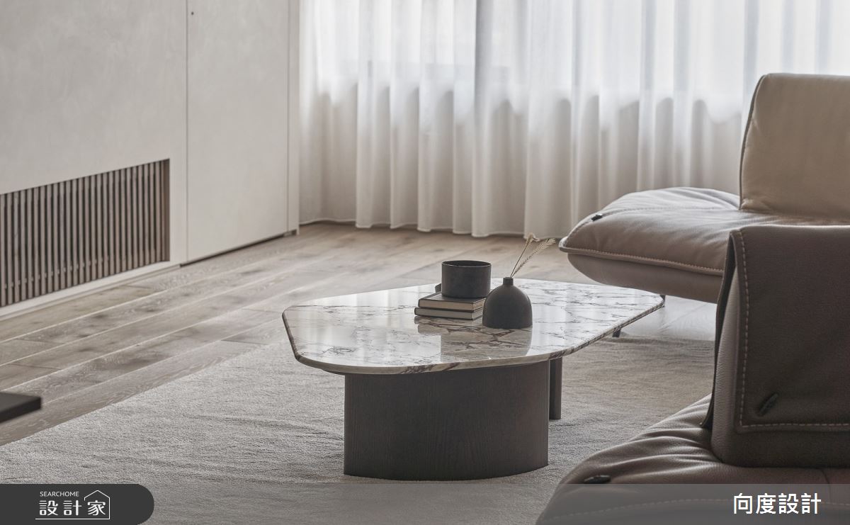 40坪毛胚屋＿現代風客廳案例圖片＿向度設計＿向度_被大地擁抱之5