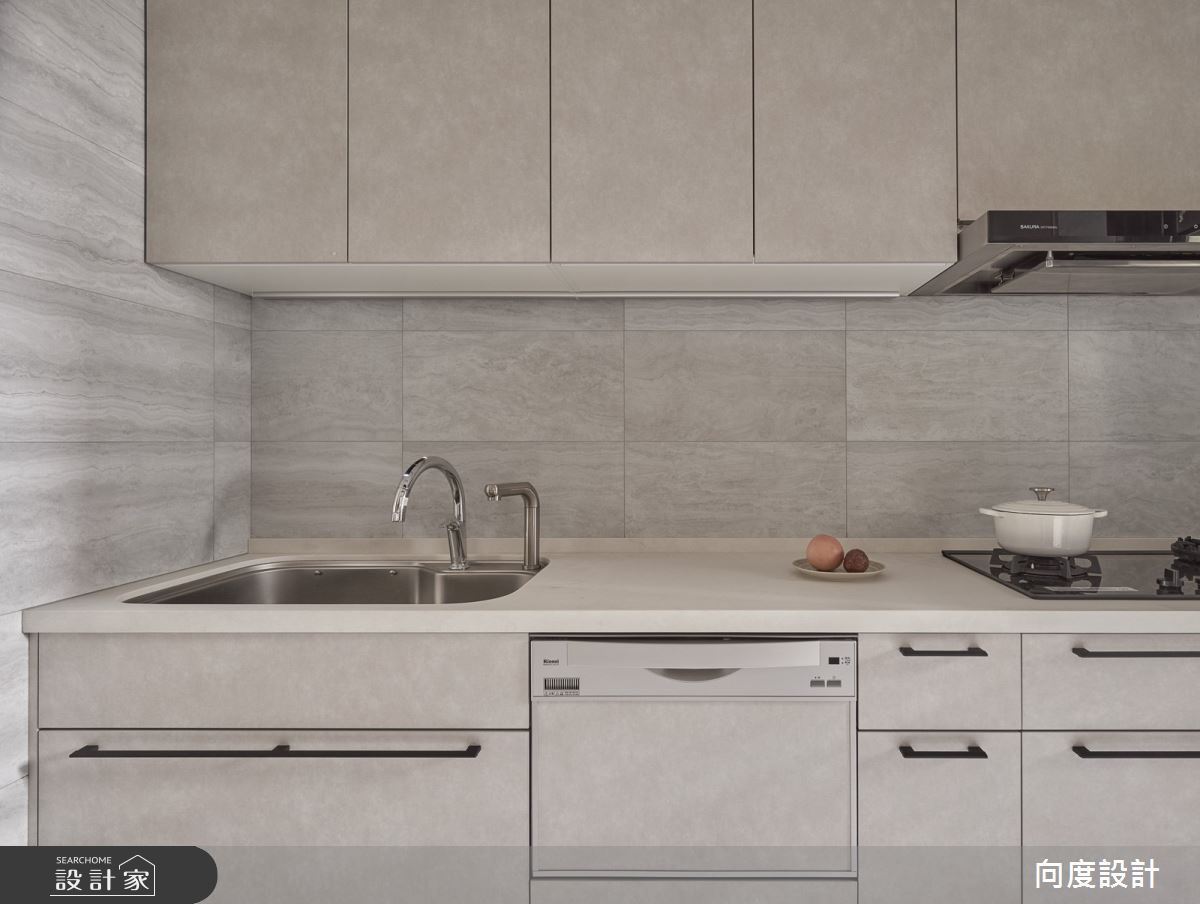 40坪毛胚屋＿現代風廚房案例圖片＿向度設計＿向度_被大地擁抱之19