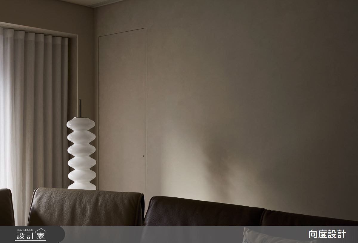 40坪毛胚屋＿現代風客廳案例圖片＿向度設計＿向度_被大地擁抱之7